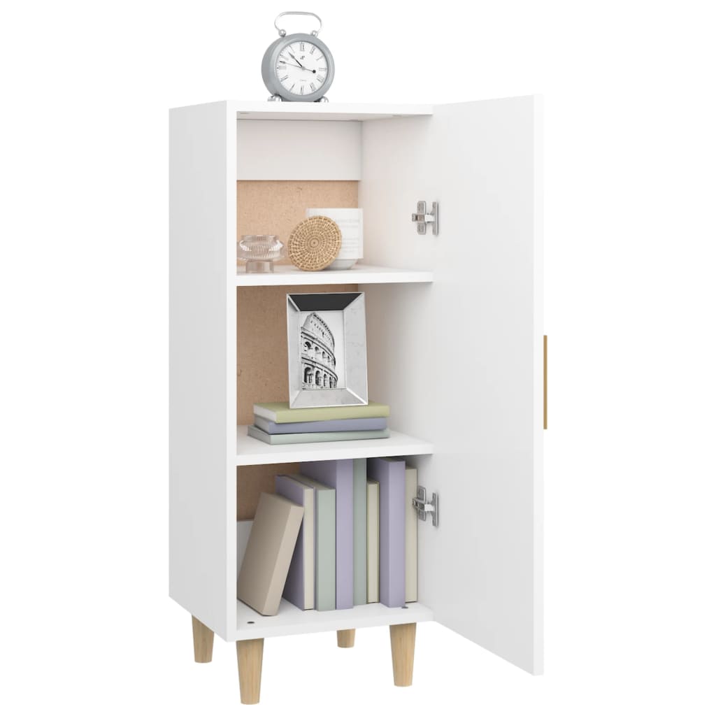 Sideboard Weiß 34,5x34x90 cm Holzwerkstoff