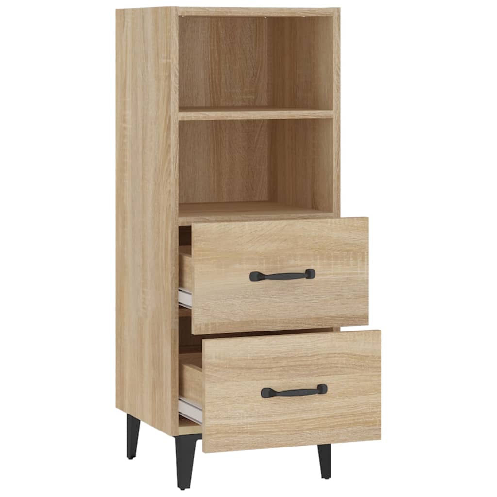 Sideboard Sonoma-Eiche 34,5x34x90 cm Holzwerkstoff