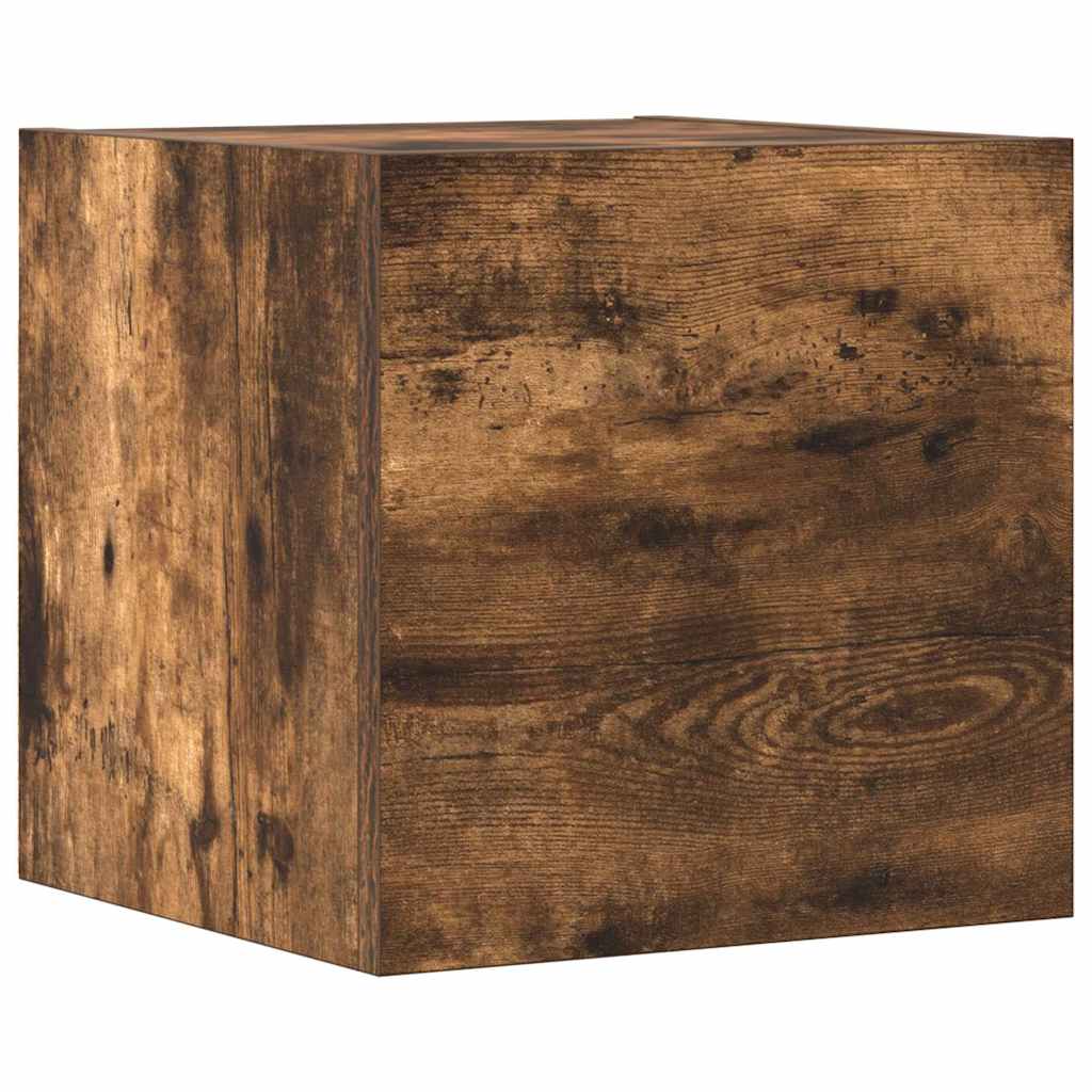 4-tlg. TV-Schrank-Set Räuchereiche Holzwerkstoff