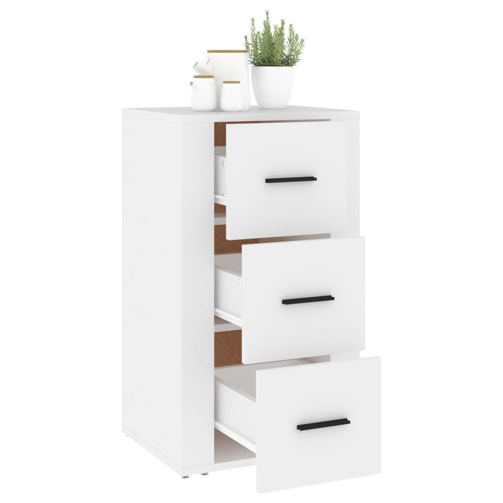 Sideboard Weiß 40x33x70 cm Holzwerkstoff