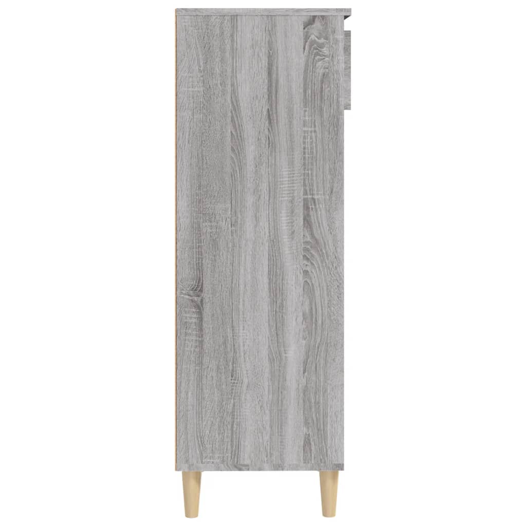 Schuhschrank Grau Sonoma 40x36x105 cm Holzwerkstoff