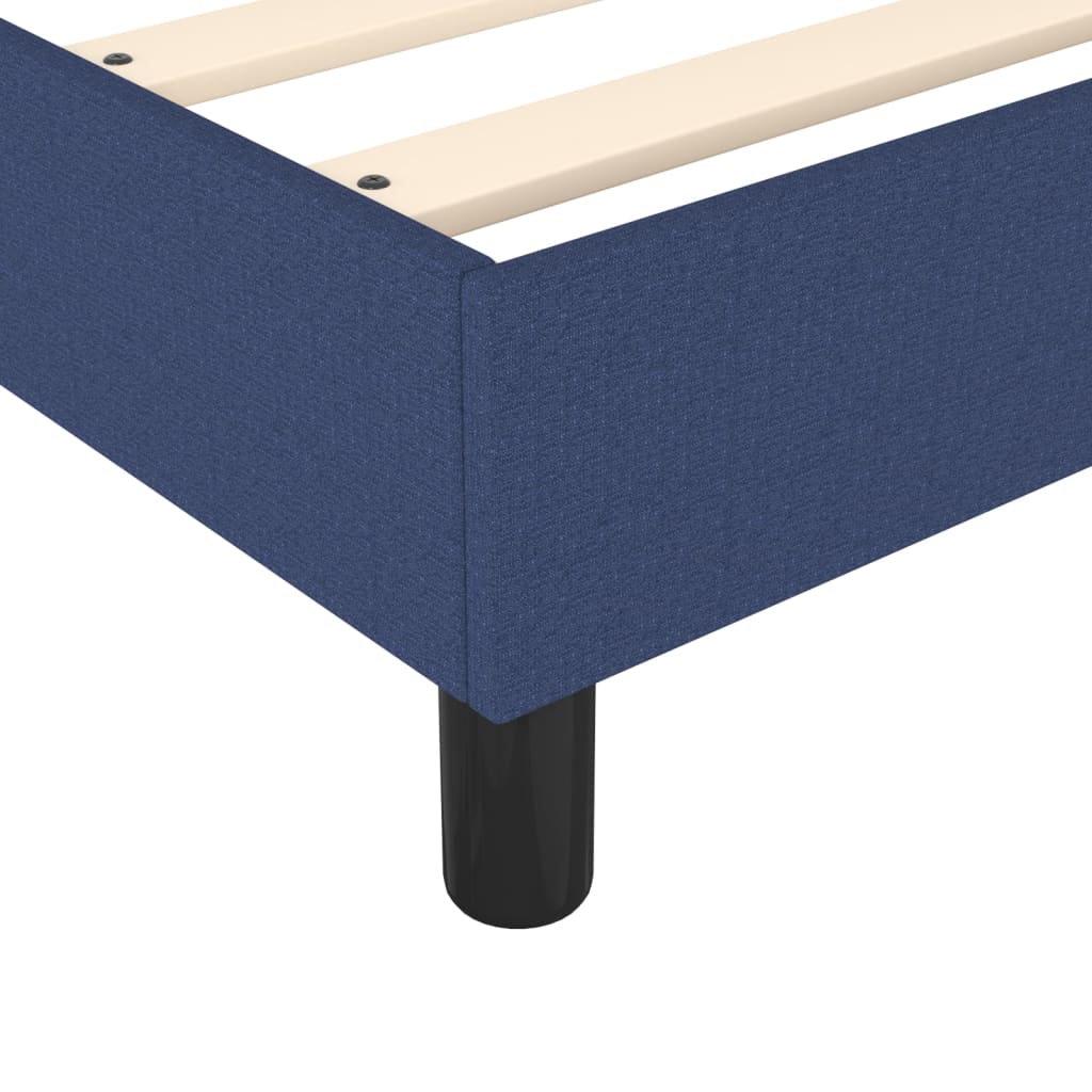 Boxspringbettgestell Blau 160x200 cm Stoff