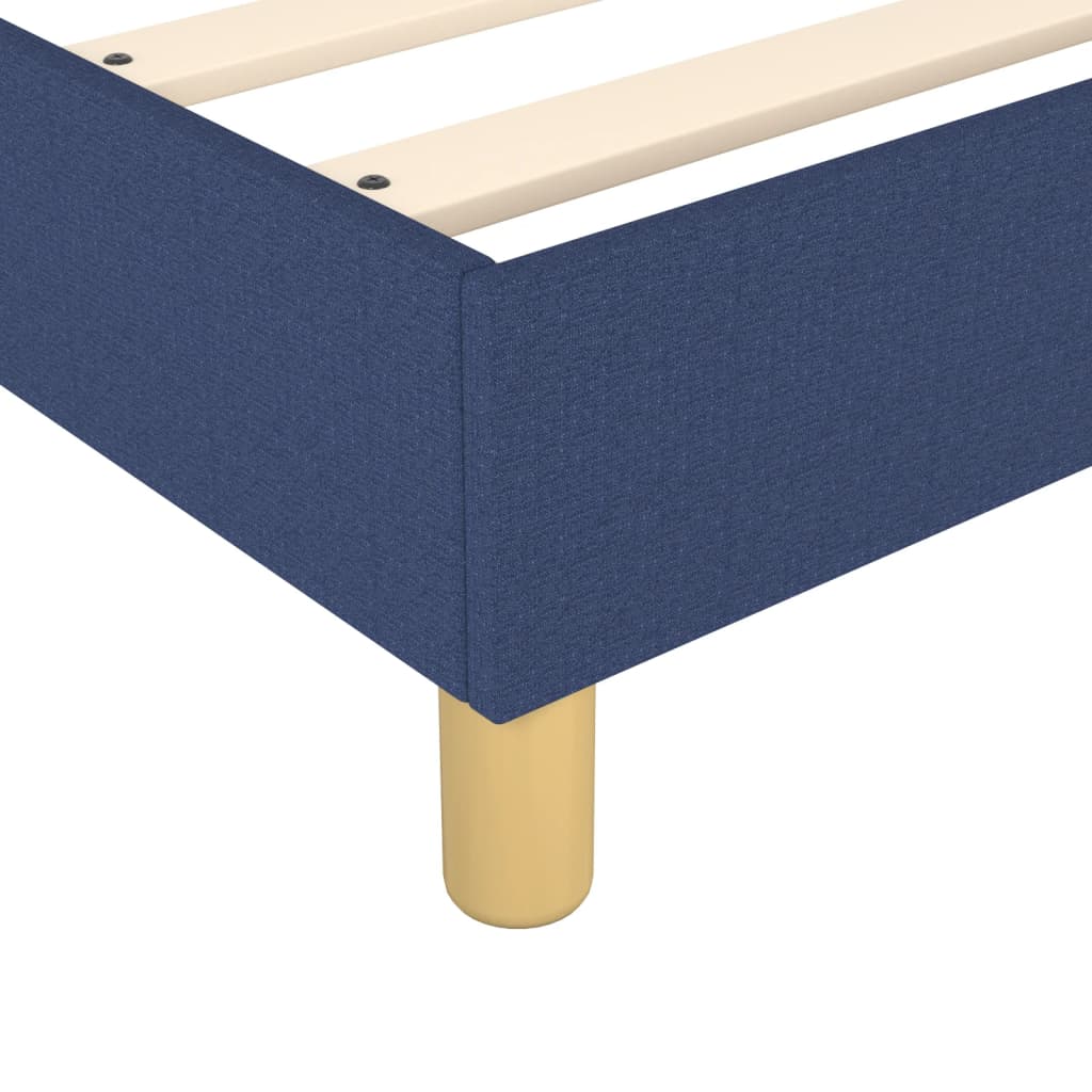 Boxspringbettgestell Blau 180x200 cm Stoff