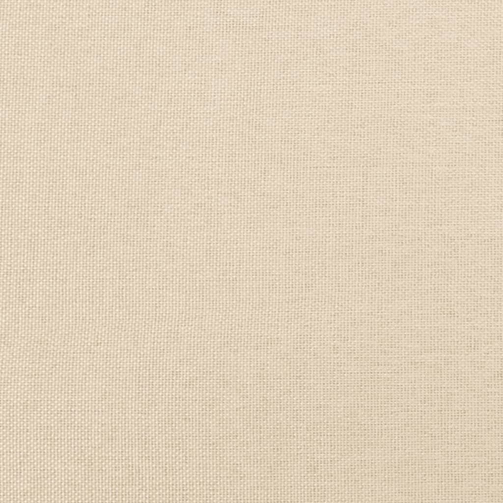 Kopfteil mit Ohren Creme 163x23x78/88 cm Stoff