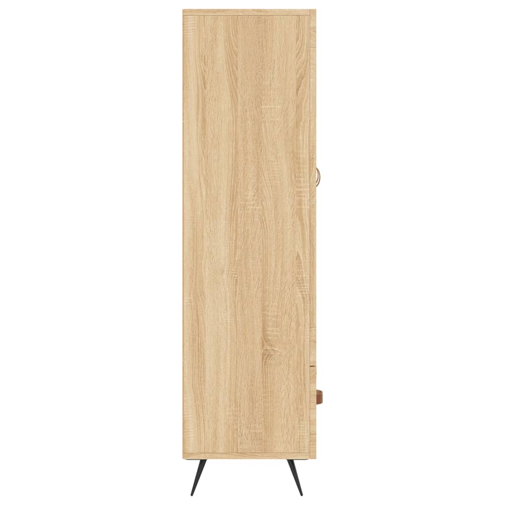 Highboard Sonoma-Eiche 69,5x31x115 cm Holzwerkstoff