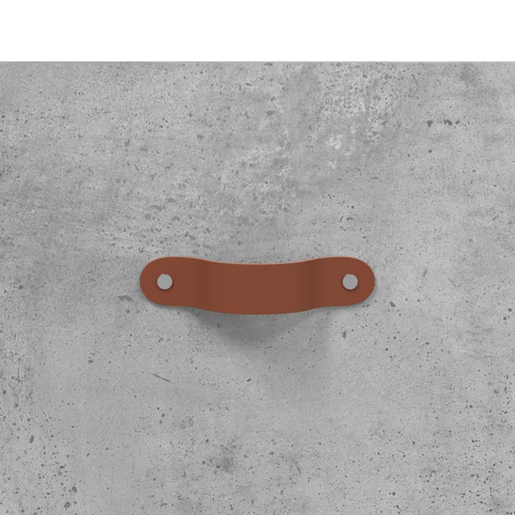 Highboard Betongrau 69,5x31x115 cm Holzwerkstoff