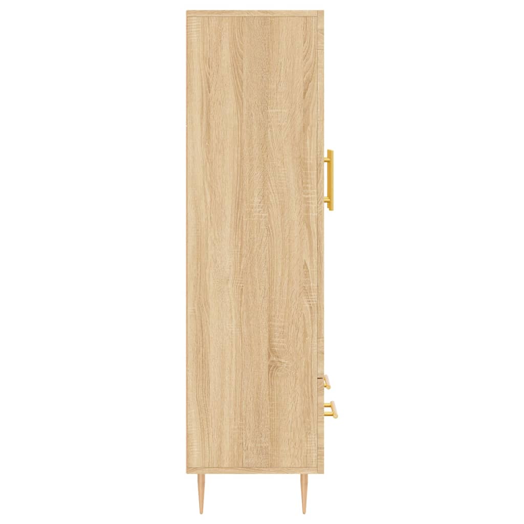 Highboard Sonoma-Eiche 69,5x31x115 cm Holzwerkstoff