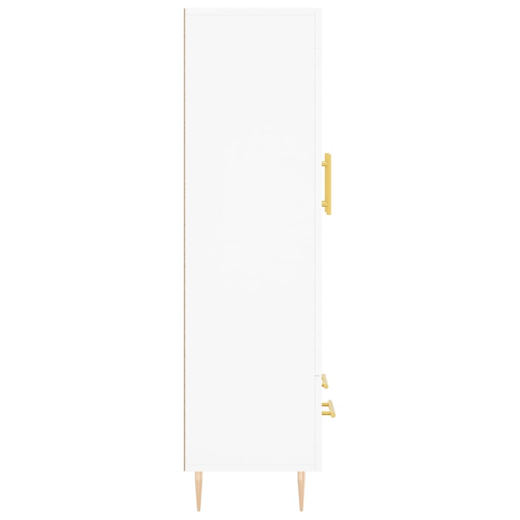 Highboard Weiß 69,5x31x115 cm Holzwerkstoff