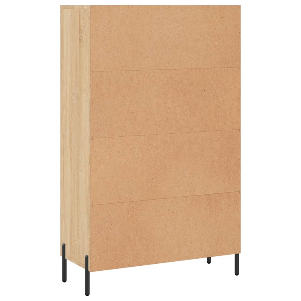 Highboard Sonoma-Eiche 69,5x31x115 cm Holzwerkstoff