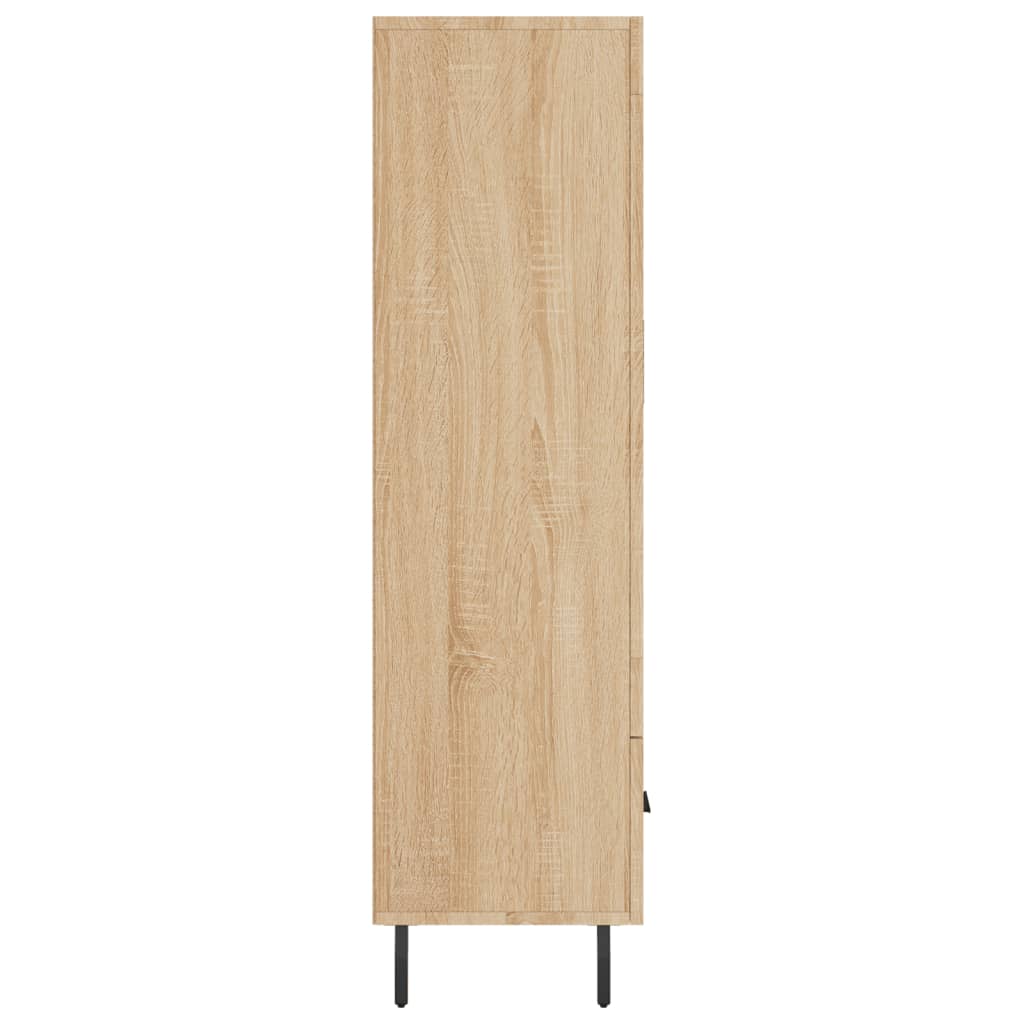 Highboard Sonoma-Eiche 69,5x31x115 cm Holzwerkstoff