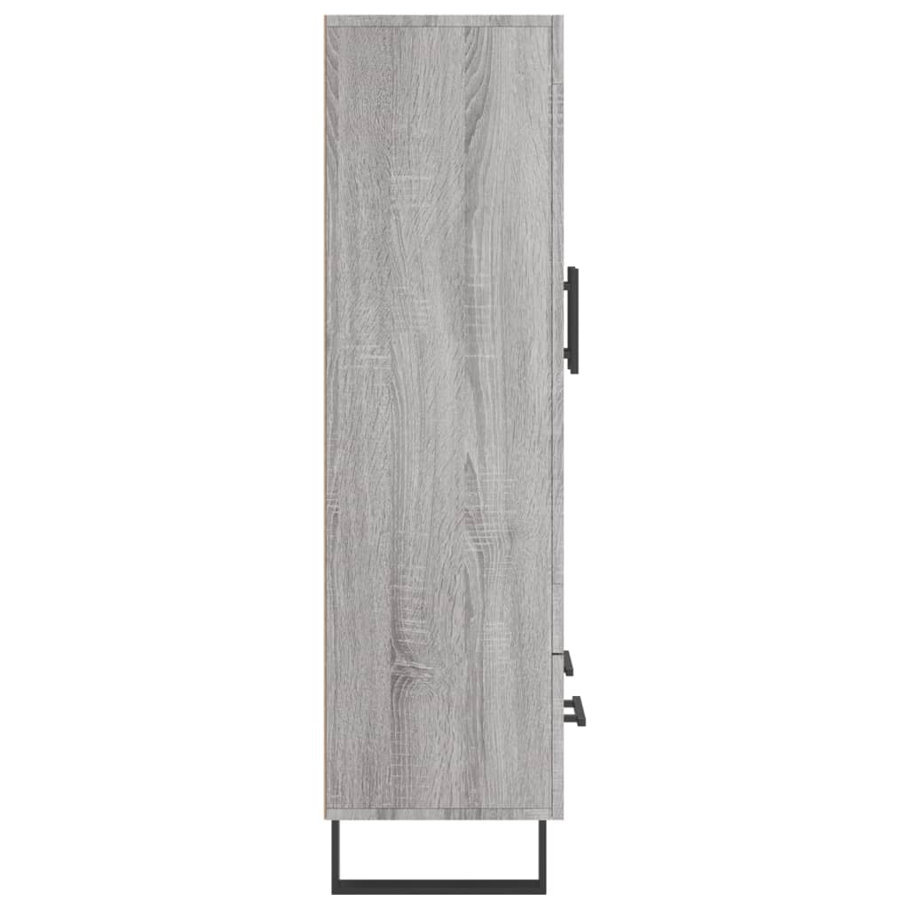Highboard Grau Sonoma 69,5x31x115 cm Holzwerkstoff