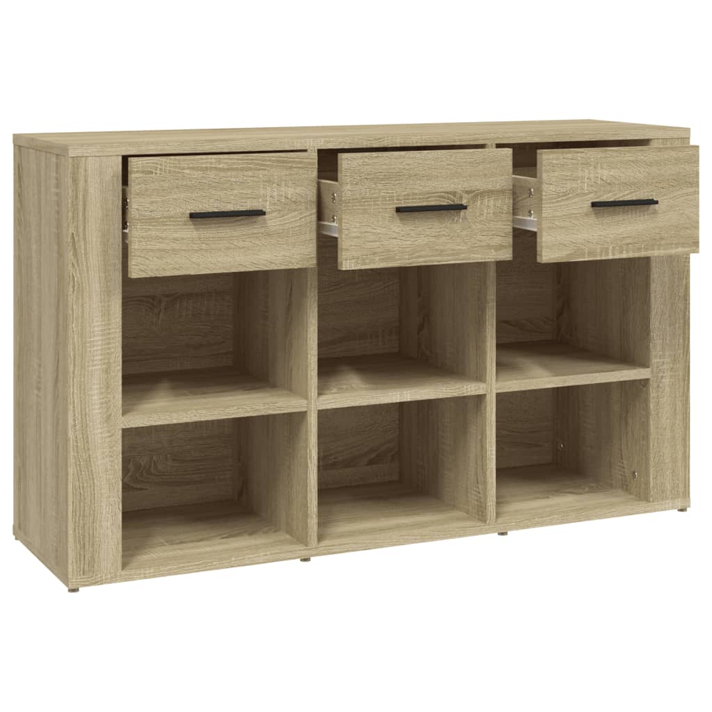 Sideboard Sonoma-Eiche 100x30x59,5 cm Holzwerkstoff