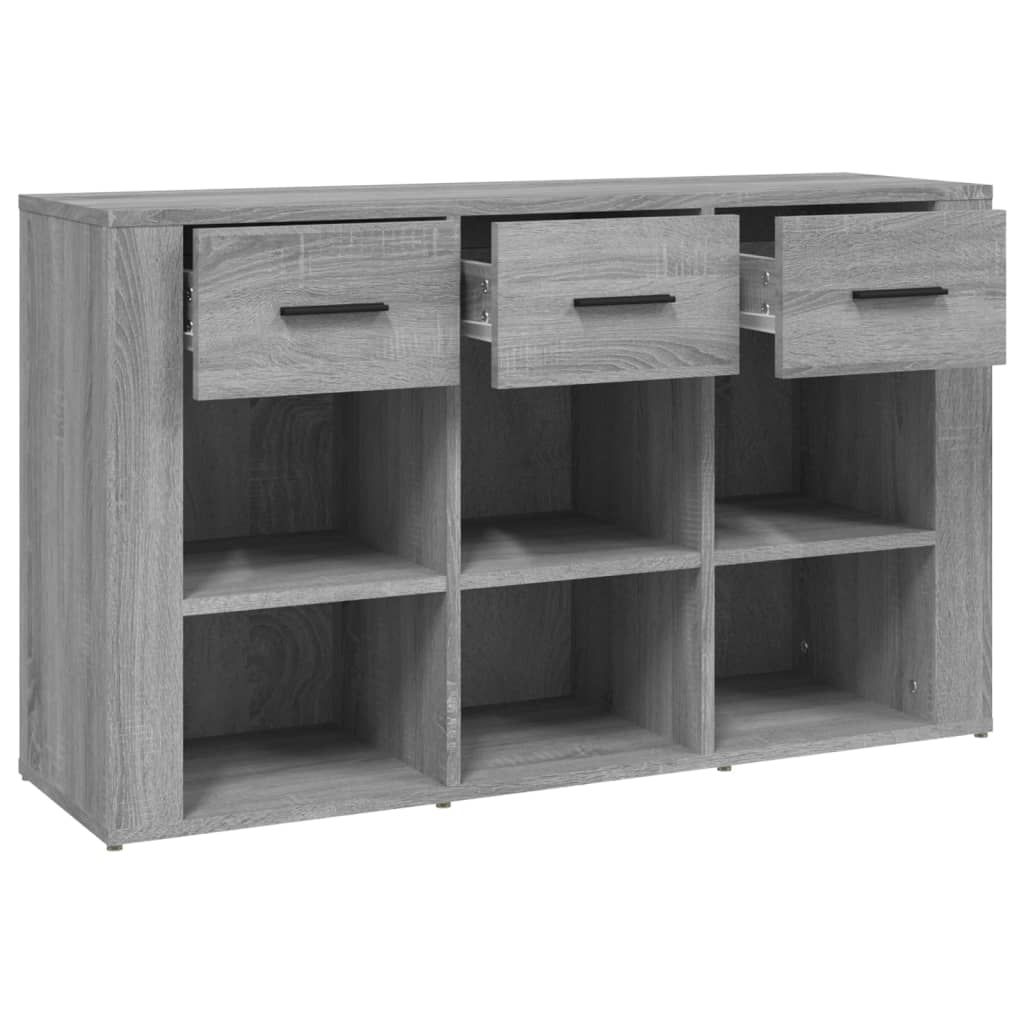 Sideboard Grau Sonoma 100x30x59,5 cm Holzwerkstoff