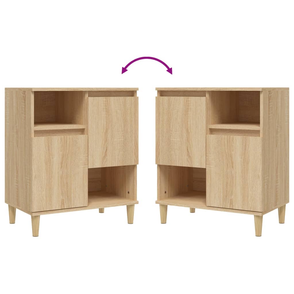 Sideboard Sonoma-Eiche 60x35x70 cm Holzwerkstoff