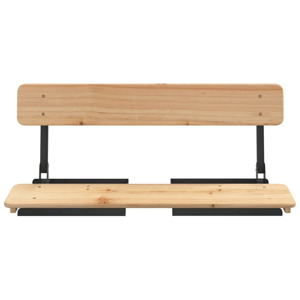 3-tlg. Biertisch-Set Klappbar Massivholz Tanne