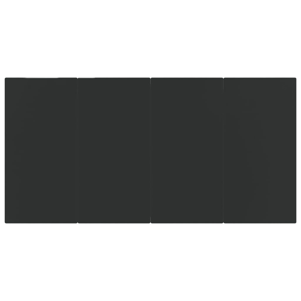 7-tlg. Garten-Essgruppe Schwarz