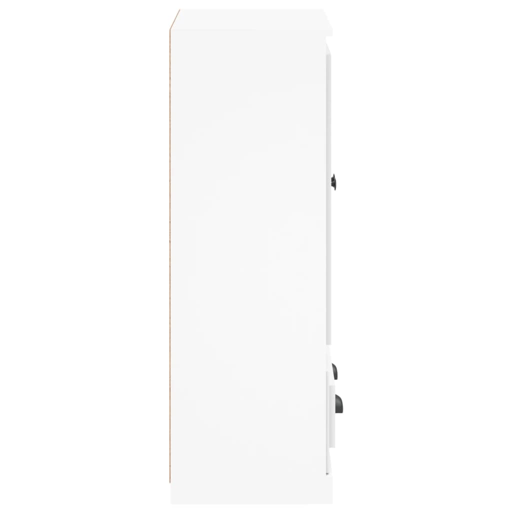 Highboard Weiß 60x35,5x103,5 cm Holzwerkstoff