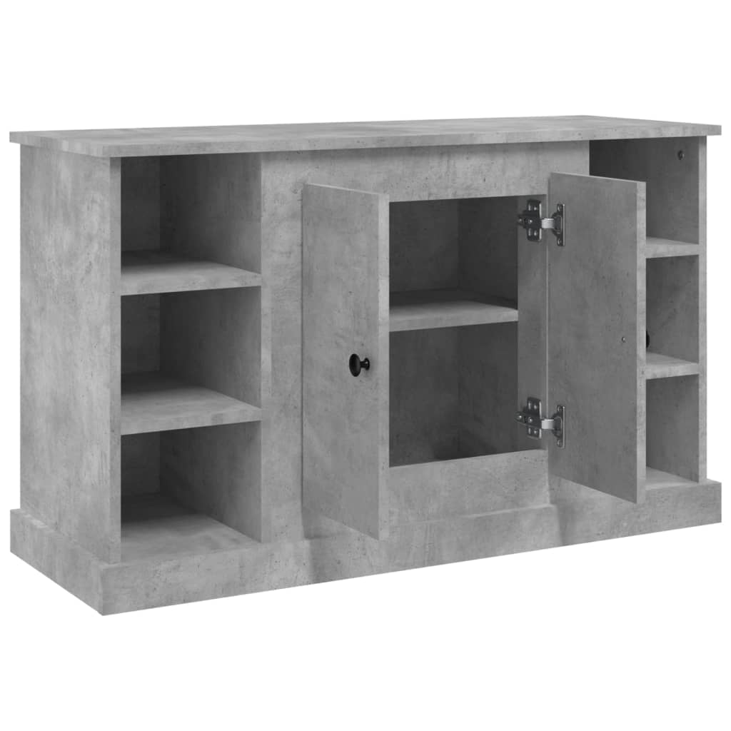 Sideboard Betongrau 100x35,5x60 cm Holzwerkstoff