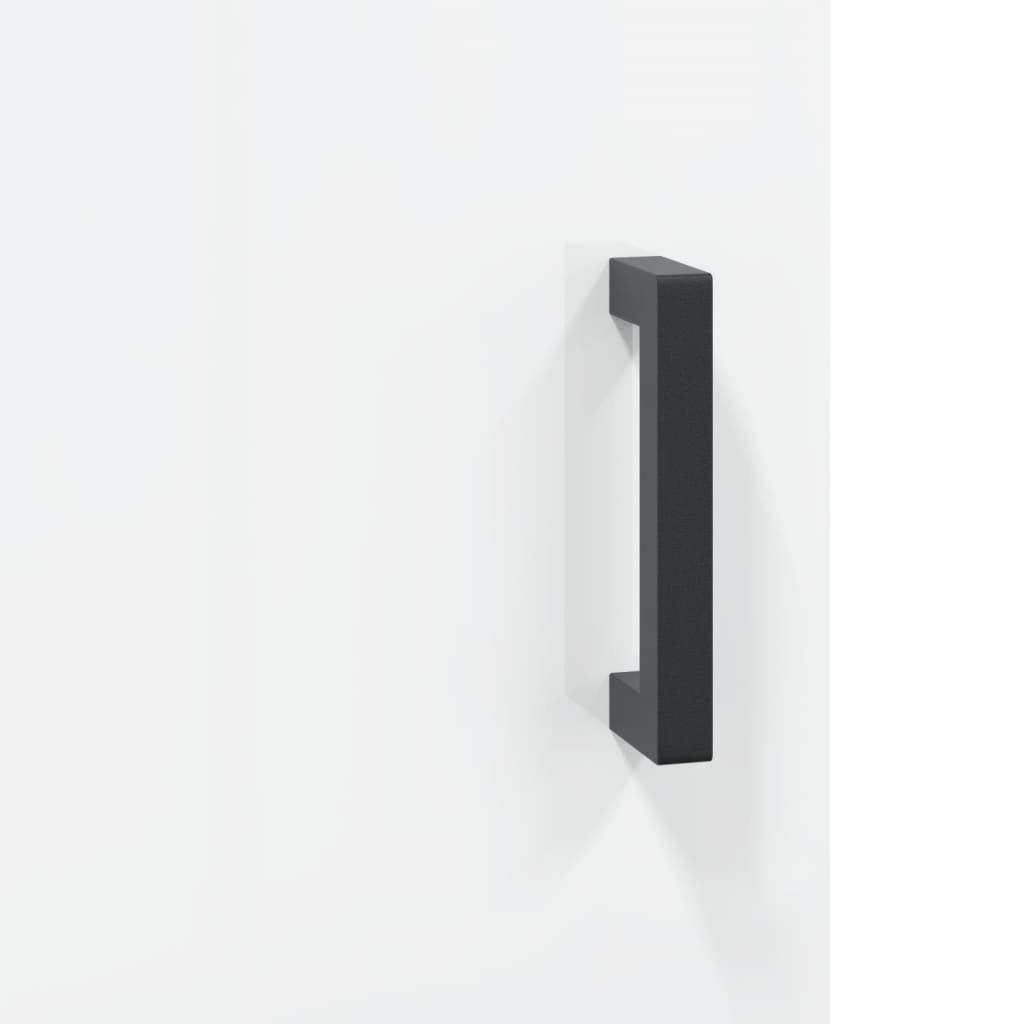 Sideboard Hochglanz-Weiß 69,5x34x90 cm Holzwerkstoff