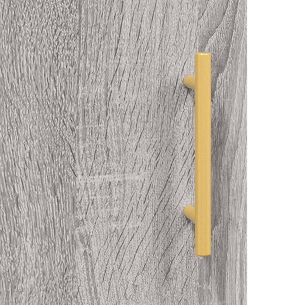 Sideboard Grau Sonoma 69,5x34x90 cm Holzwerkstoff