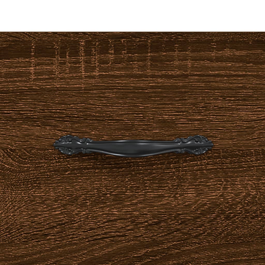 Sideboard Braun Eichen-Optik 69,5x34x90 cm Holzwerkstoff