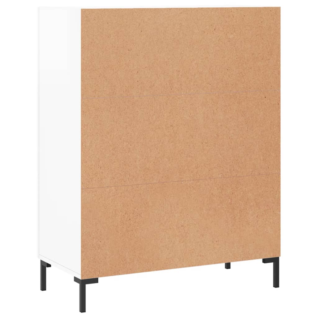 Sideboard Hochglanz-Weiß 69,5x34x90 cm Holzwerkstoff