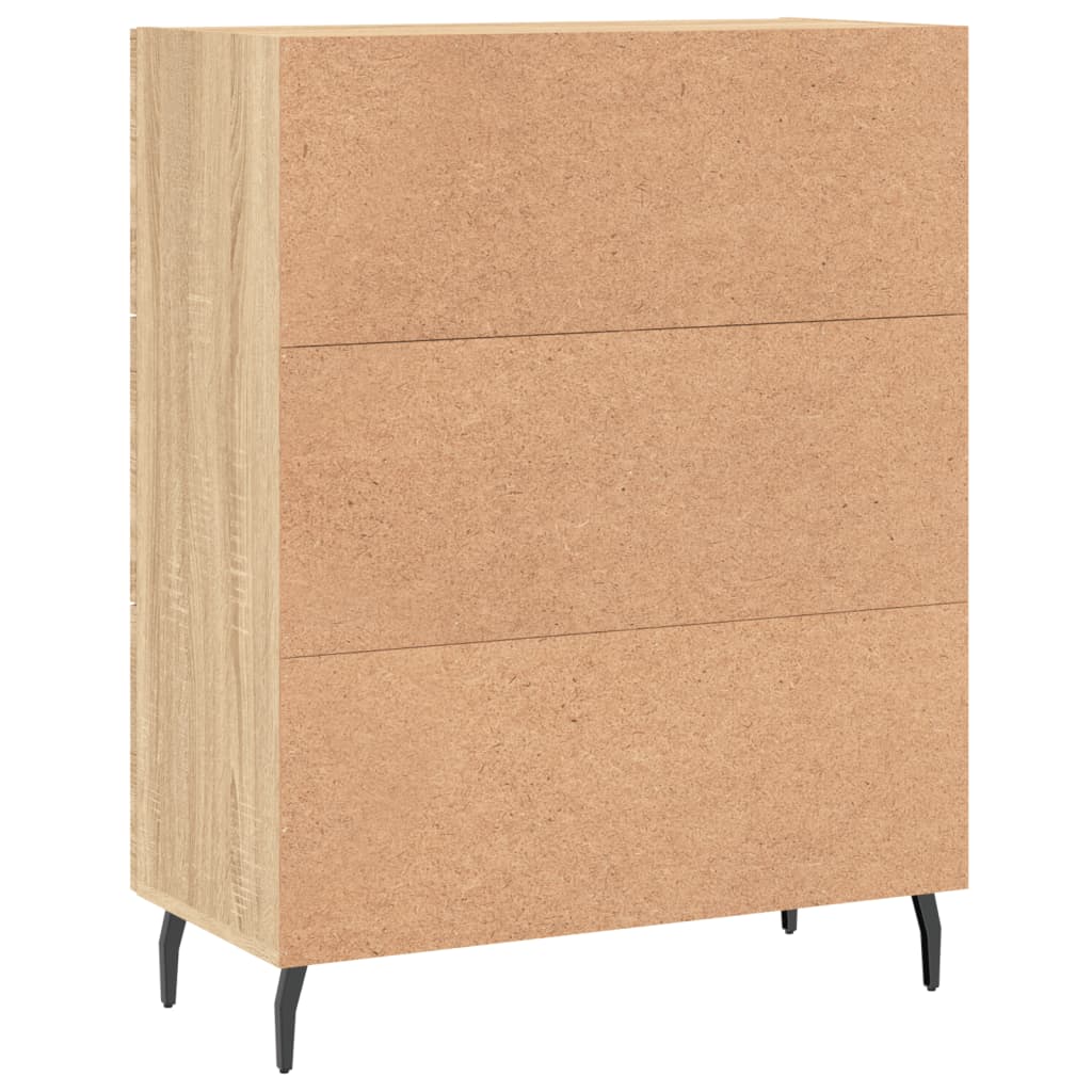 Sideboard Sonoma-Eiche 69,5x34x90 cm Holzwerkstoff