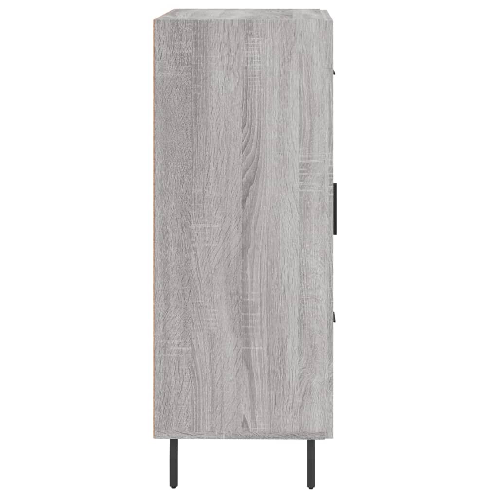 Sideboard Grau Sonoma 69,5x34x90 cm Holzwerkstoff