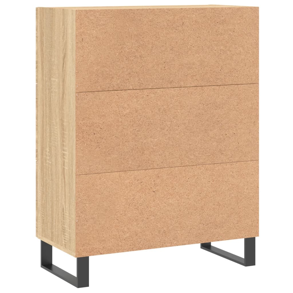 Sideboard Sonoma-Eiche 69,5x34x90 cm Holzwerkstoff