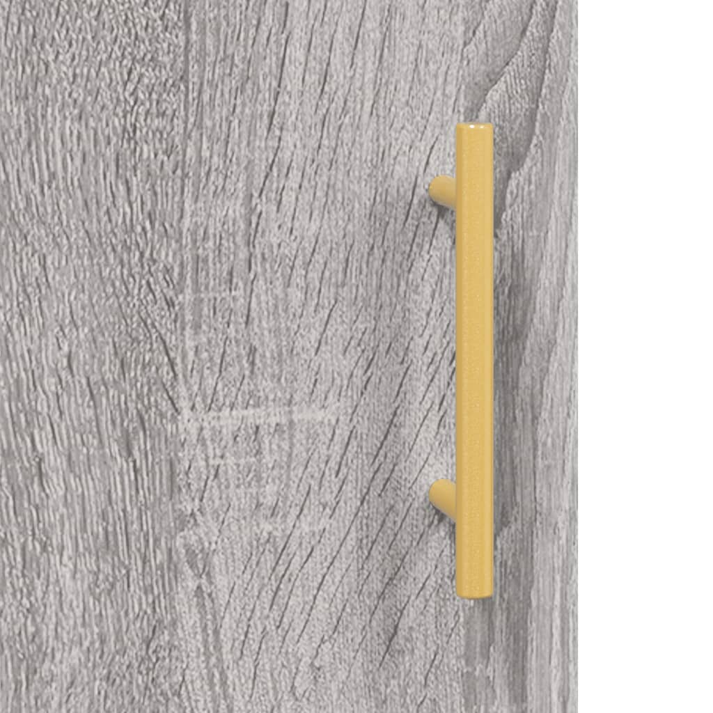 Sideboard Grau Sonoma 34,5x34x90 cm Holzwerkstoff