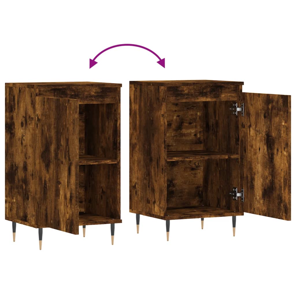 Sideboard Räuchereiche 40x35x70 cm Holzwerkstoff