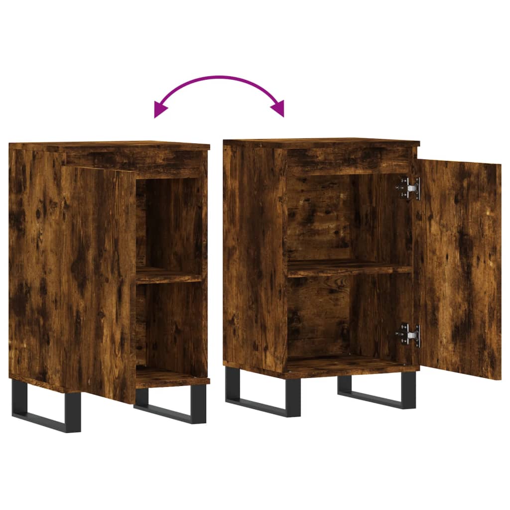 Sideboard Räuchereiche 40x35x70 cm Holzwerkstoff