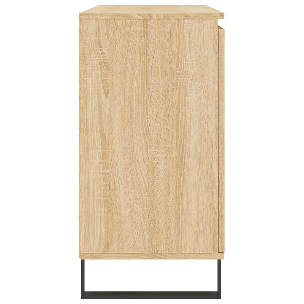 Sideboard Sonoma-Eiche 101,5x35x70 cm Holzwerkstoff