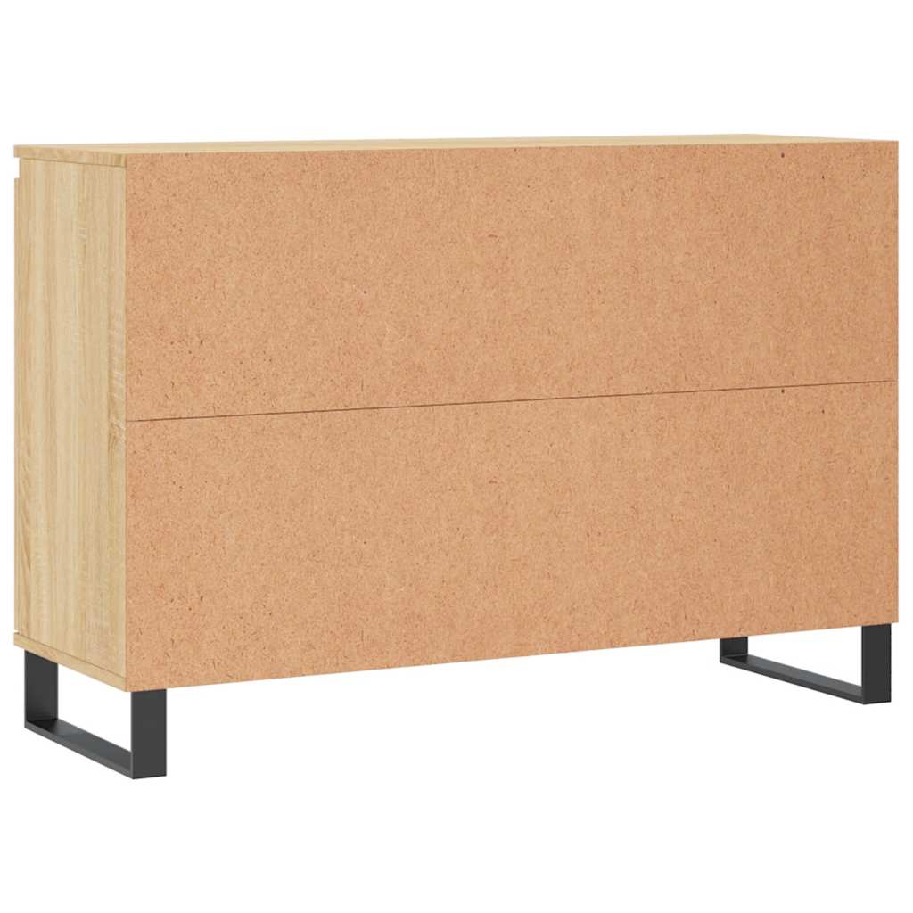 Sideboard Sonoma-Eiche 101,5x35x70 cm Holzwerkstoff