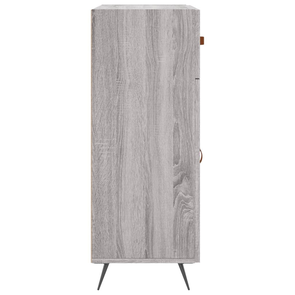 Sideboard Grau Sonoma 69,5x34x90 cm Holzwerkstoff