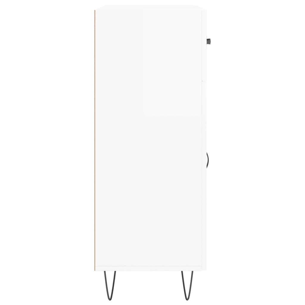 Sideboard Weiß 69,5x34x90 cm Holzwerkstoff