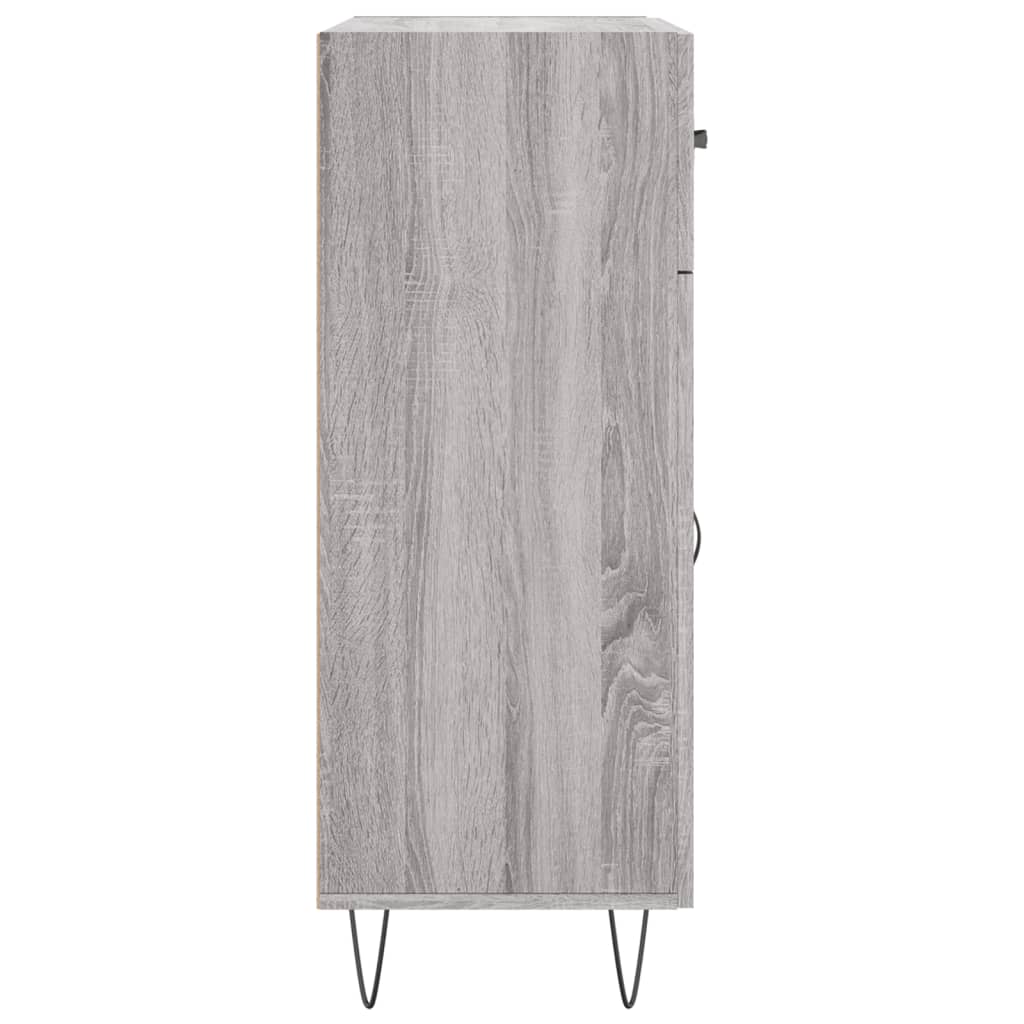 Sideboard Grau Sonoma 69,5x34x90 cm Holzwerkstoff