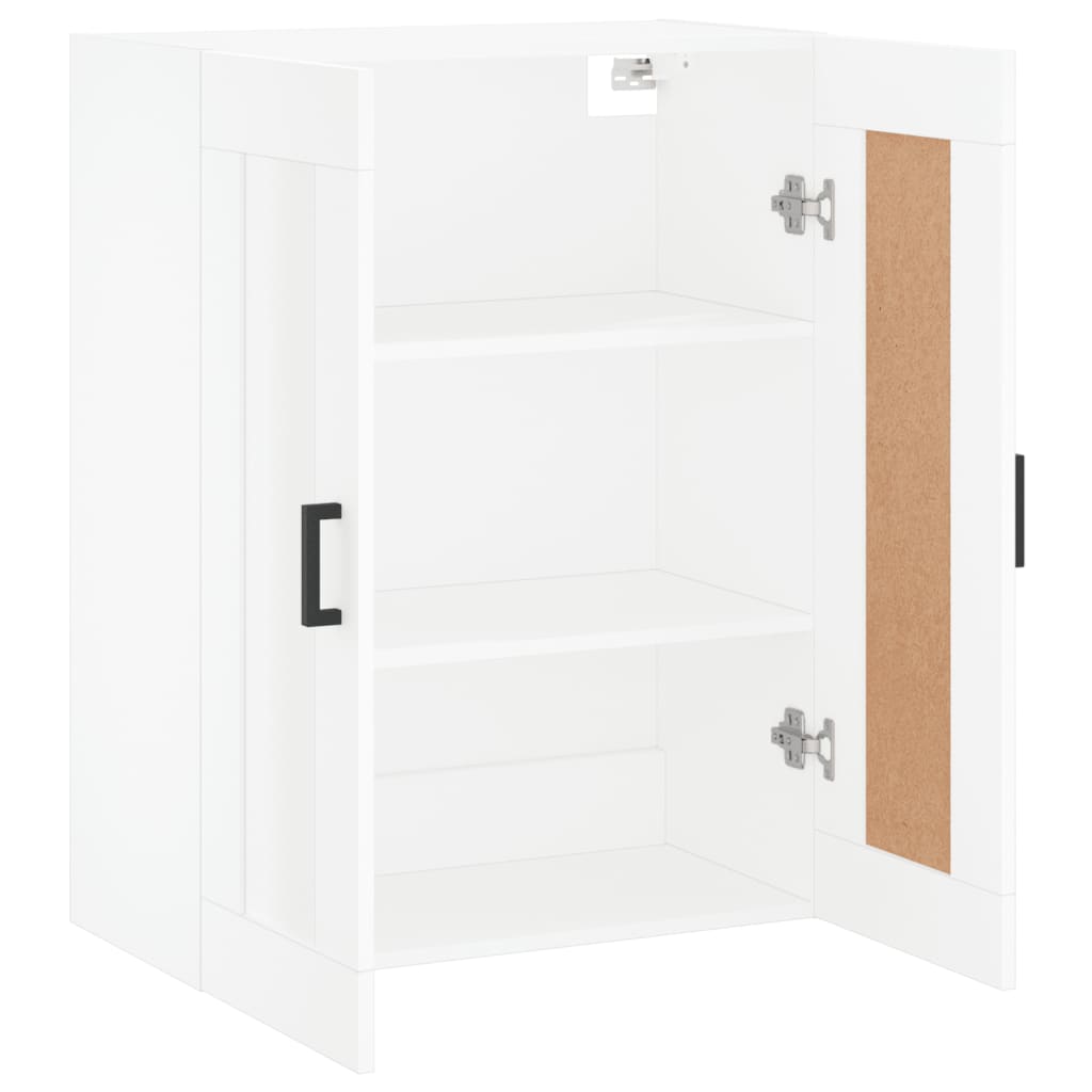 Wandschrank Weiß 69,5x34x90 cm Holzwerkstoff