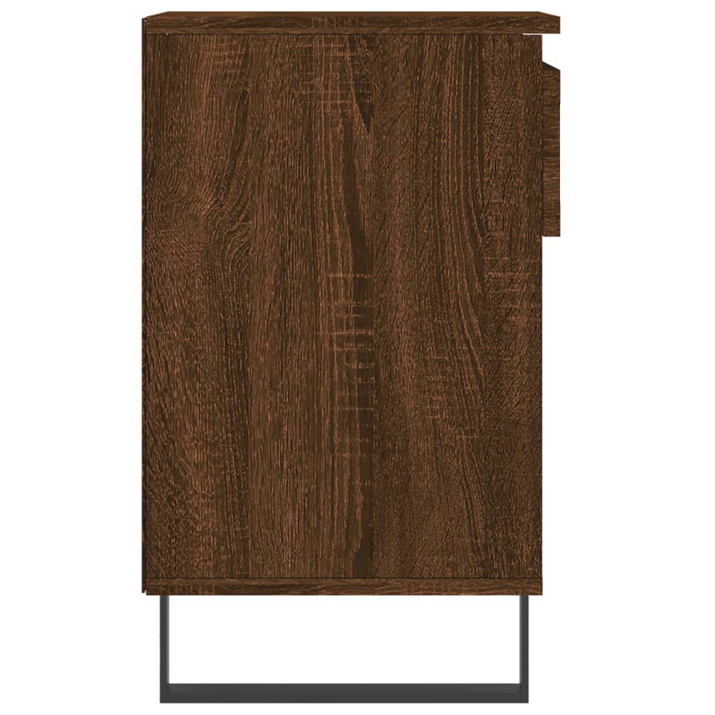 Schuhregal Braun Eichen-Optik 102x36x60 cm Holzwerkstoff