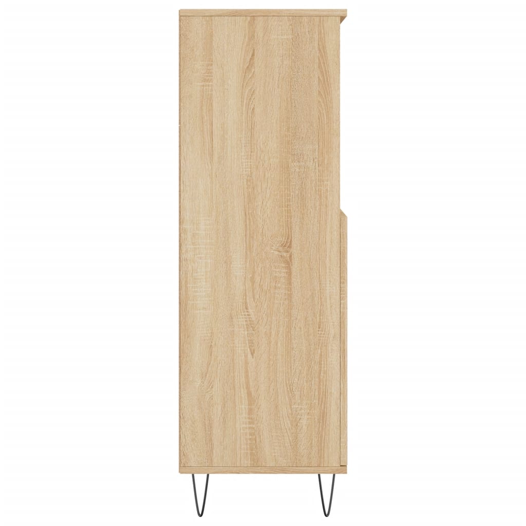 Highboard Sonoma-Eiche 60x36x110 cm Holzwerkstoff
