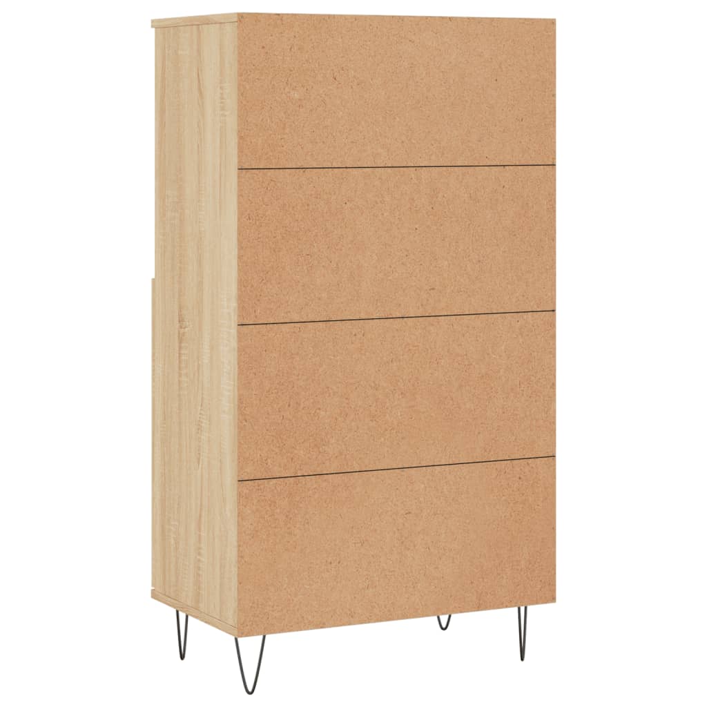 Highboard Sonoma-Eiche 60x36x110 cm Holzwerkstoff