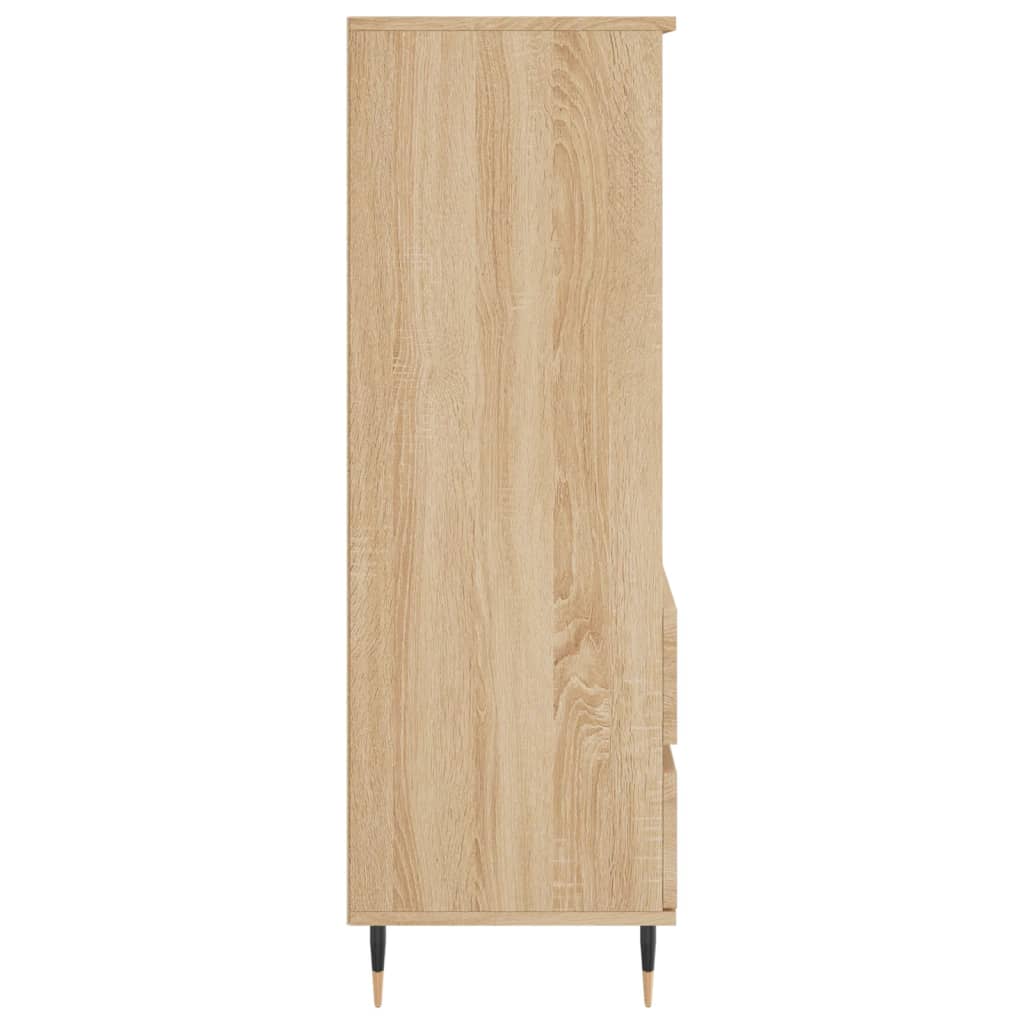 Highboard Sonoma-Eiche 40x36x110 cm Holzwerkstoff