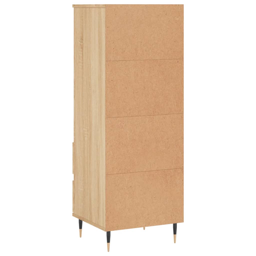 Highboard Sonoma-Eiche 40x36x110 cm Holzwerkstoff
