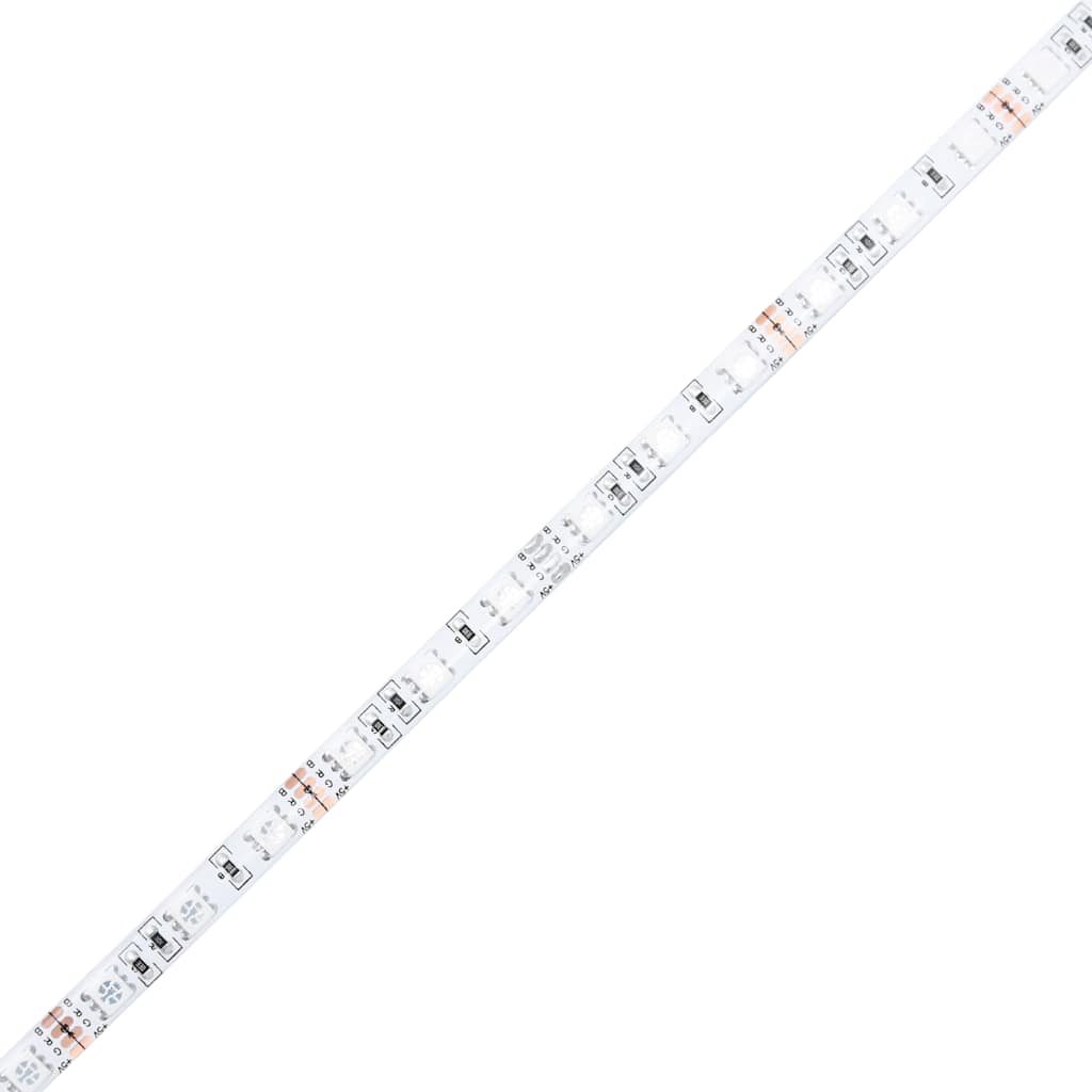 Bettgestell mit Kopfteil und LED-Leuchten Betongrau 90x190 cm