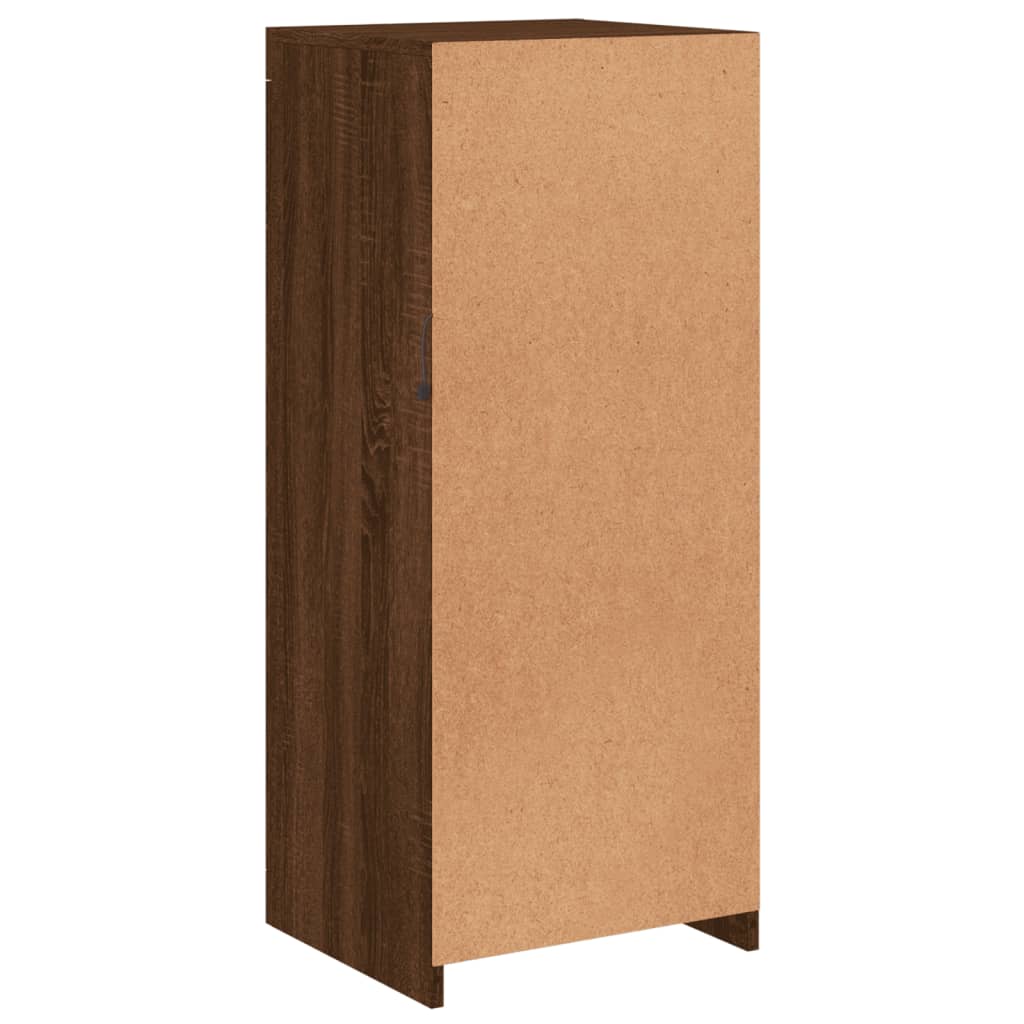 Sideboard mit LED-Leuchten Braun Eichen-Optik 41x37x100 cm