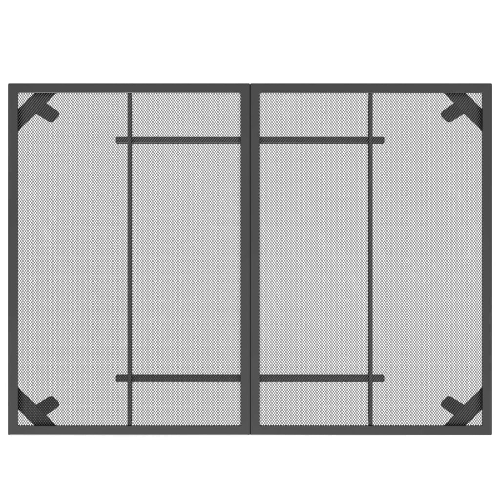 5-tlg. Garten-Essgruppe Anthrazit Streckgitter