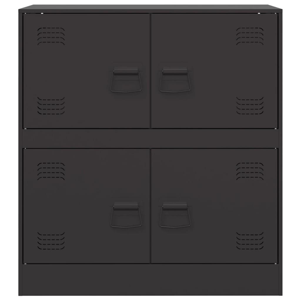 Sideboard Schwarz 67x39x73 cm Stahl