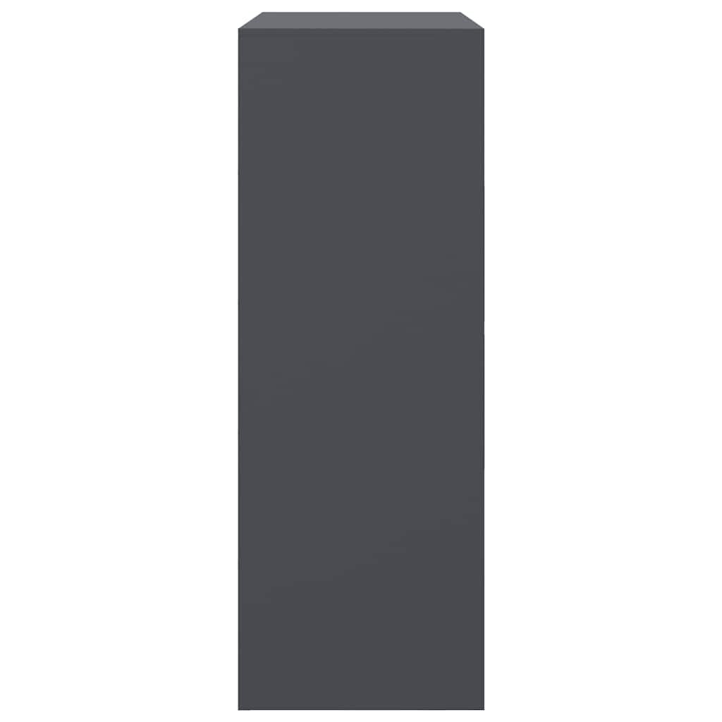 Sideboard Anthrazit 67x39x107 cm Stahl