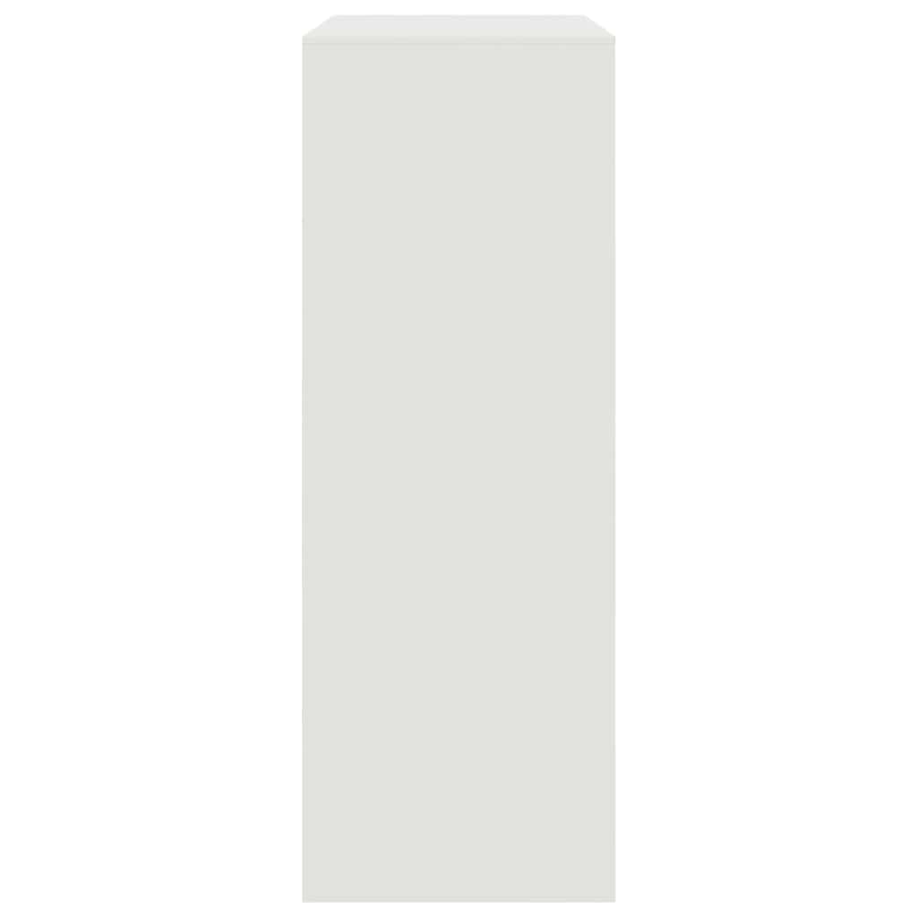 Sideboard Weiß 67x39x107 cm Stahl