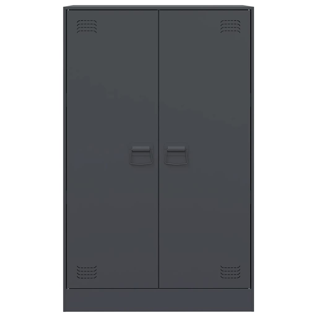 Sideboard Anthrazit 67x39x107 cm Stahl